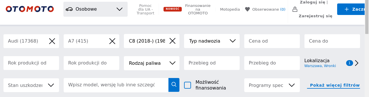 Jak skonfigurować monitoring i otrzymywać powiadomienia z serwisu otomoto.pl